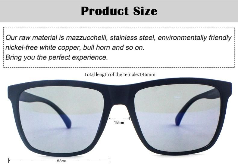 P0100 Fresh and Natural Tr Frame Ready Polarized Men Sunglasses