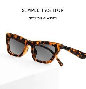 New Luxury Brand Vintage Small Square Shades Cat Eye Sunglass