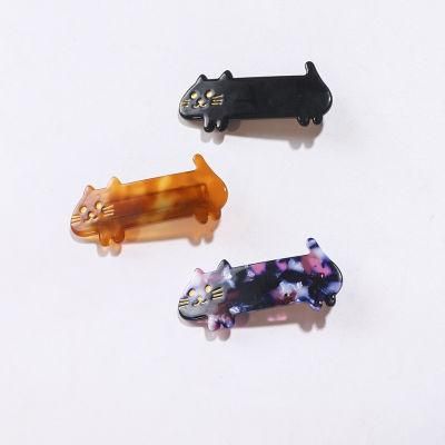 Factory Acetic Acid Resin Cat Hair Clips