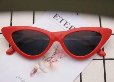 UV400 Plastic Europe Stylish Yonger Ladies Cat Eye Sunglasses