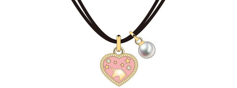 Trendy Pink Heart-Shaped Jewelry Set for Mature Women