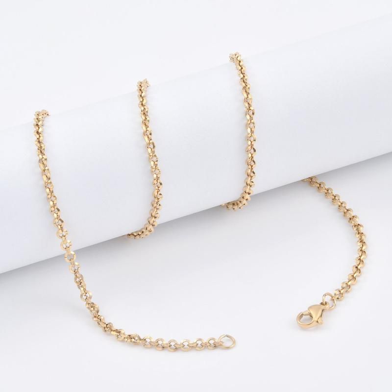 Hot Selling Fashion Accessories Jewelry Triangle Wire Belcher Chain Jewellry for Bracelet Necklace Jewelry Design