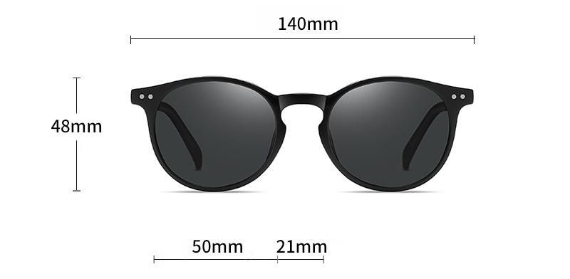 Polarized Leses UV400 Wood Frame Vintage Women Tac Round Sunglasses 3331