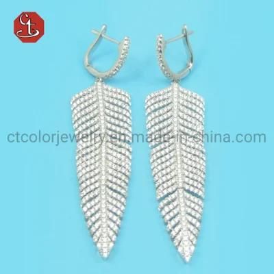 2020 Fashion Bohemian Long Earrings Unique Natural Real Leaf Big Earrings For Women Jewelry Gift