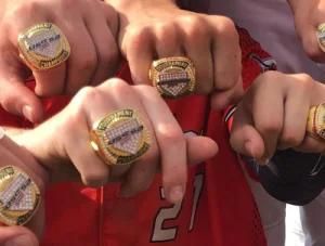 Custom Usssa Youth Baseball Sport Championship Rings