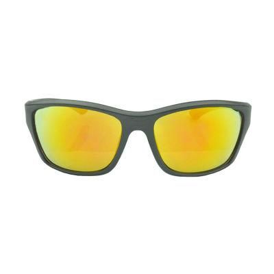 Big Size Sport Sunglasses Yellow Lens