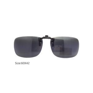 Classic Polarized Clip on Sunglasses with Flip-up and Lightweight Over Optical Glasses for Man or Woman
