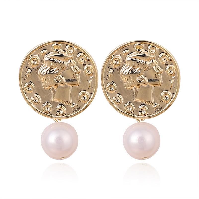 Fashion Jewelry Irregular Sweet Style Pearl Earring