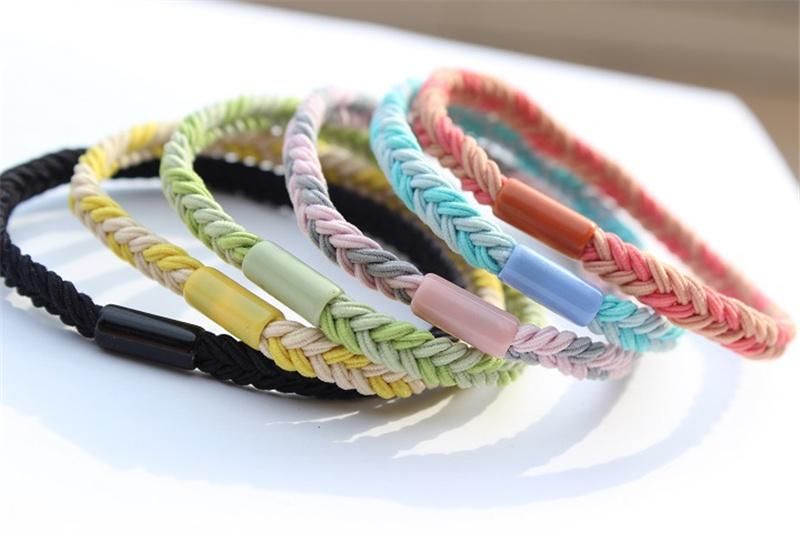 Facttory Minimalism Braided Hair Base Elastic Rope Hair Bands