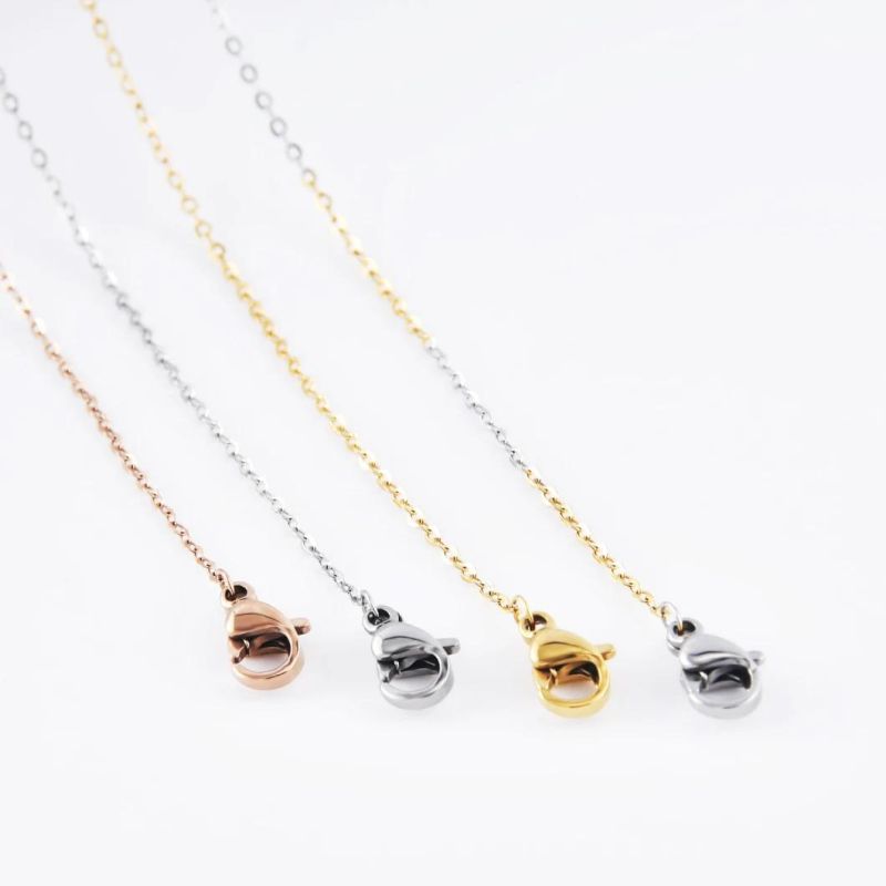 Fine Jewelry Gift Decoration Accessories Stainless Steel O Shape Necklace