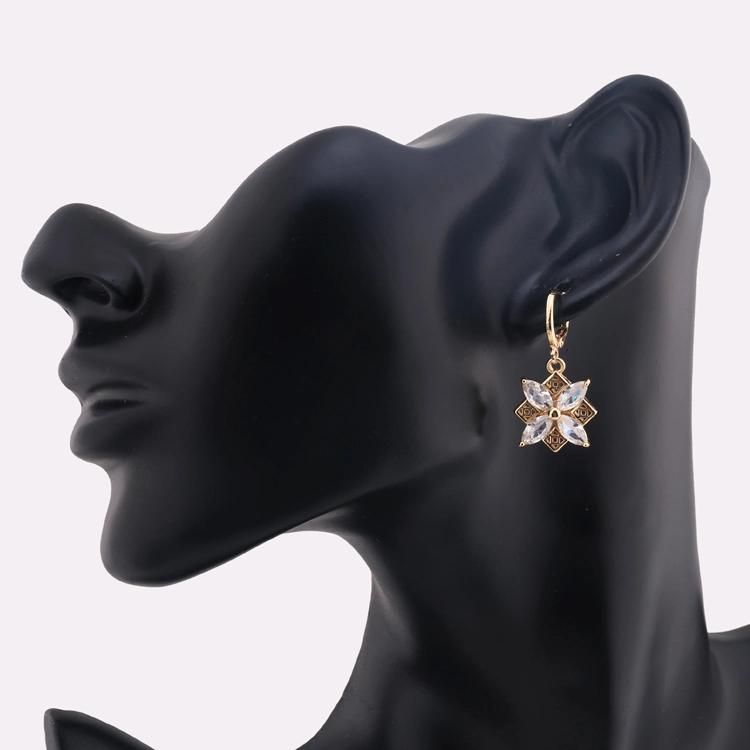 Wholesale 2020 New Fashion 18K Gold Plated Style Cubic Zircon Long Drop Earring for Womens Jewelry