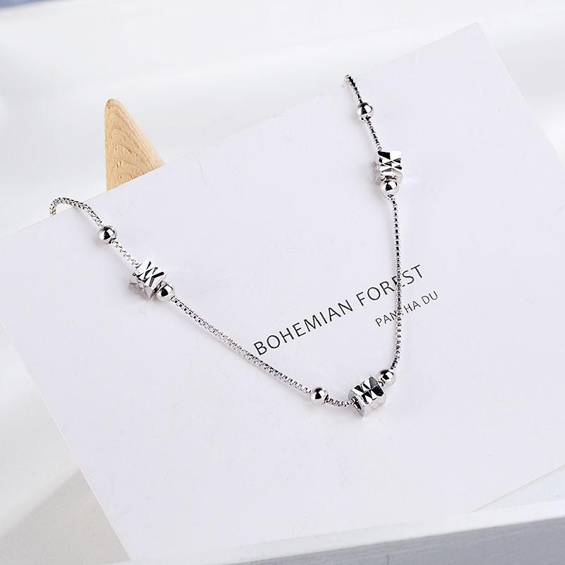 Transfer Beads Hand Jewelry Student Girlfriends Geometric Square Bracelet
