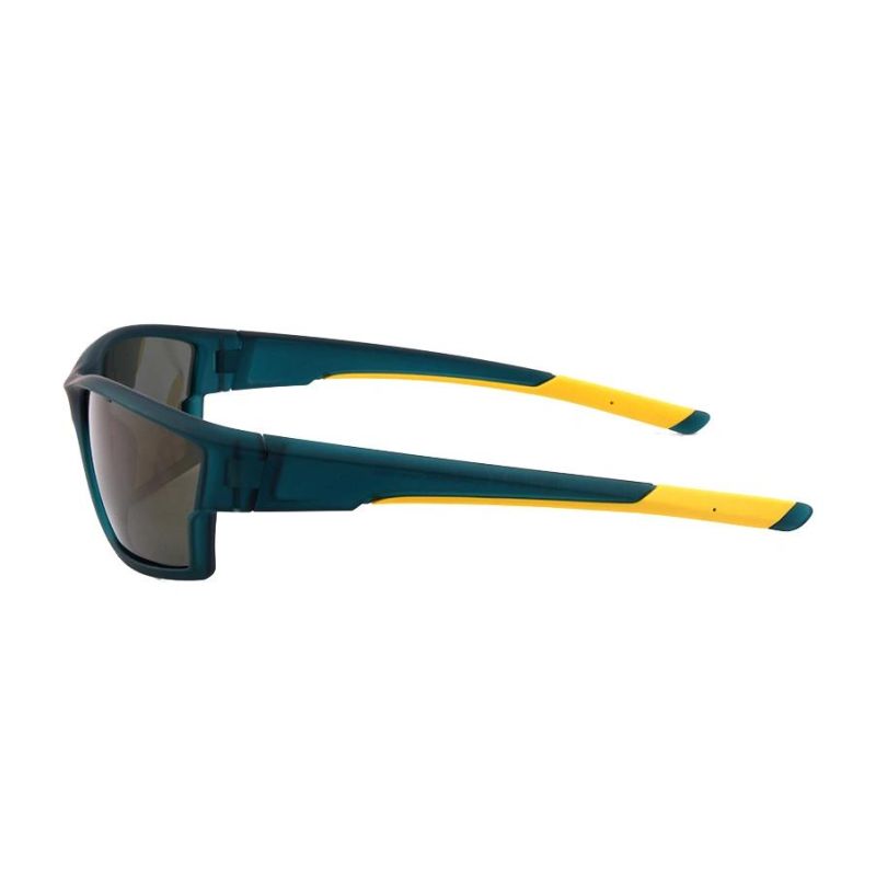 2017 Matt Crystal Green Sports Sunglasses for Men