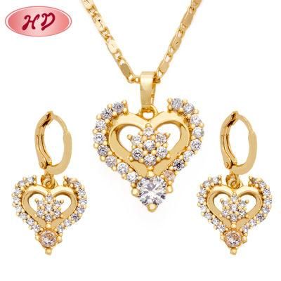 New Fashion Chain Necklace Jewelry Set with Cubic Zircon