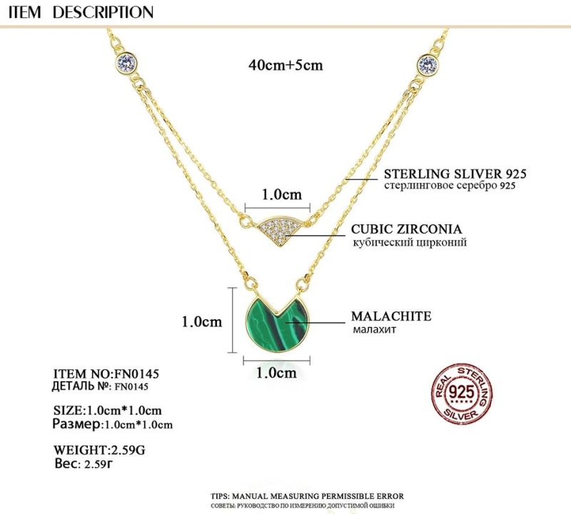 Handmade Long Multilayer Gold Plated Necklace for Women
