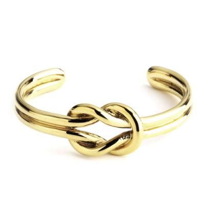 Fashion Stainless Steel Knot Bracelet for Men and Women