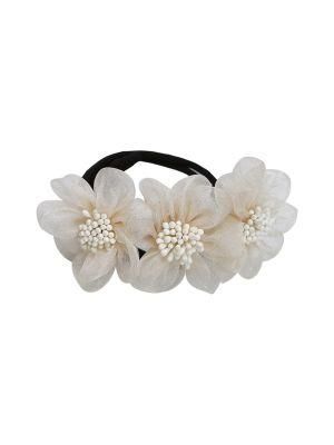 Factory Wholesale Simple and Fluffy Tie Hair Ornaments Flower Bud Hair Circle