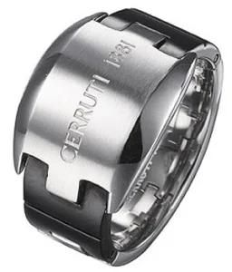 Wide Band Fashion Stainless Steel Laser Ring (RC5458)