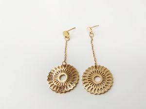 Stainless Steel Earring in Gold Color
