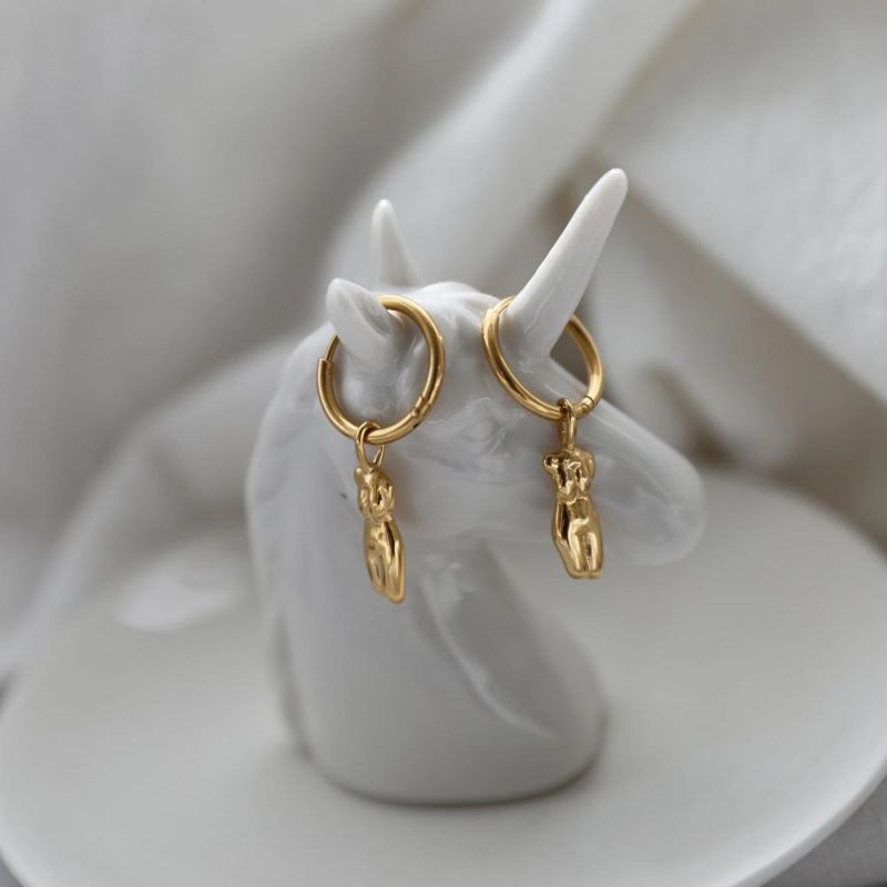 Manufacturer Custom Fashion Jewelry Earring High Quality Waterproof Non Tarnish Creative Design Drop Earring Women Body Earring Jewelry