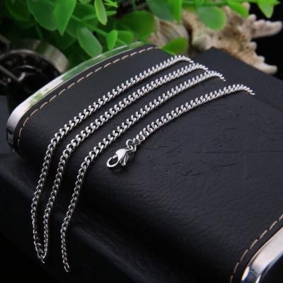Fashionable Stainless Steel Jewellery Curb Chain Necklace for Jewelry Making