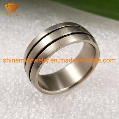 High Quality Body Jewelry Custom Pure Titanium Engagement Rings Tr1961