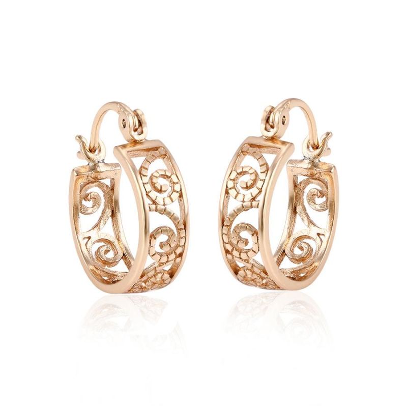 Fashion 2022 New Arrival 18K Gold Plated Huggies Earring for Lady