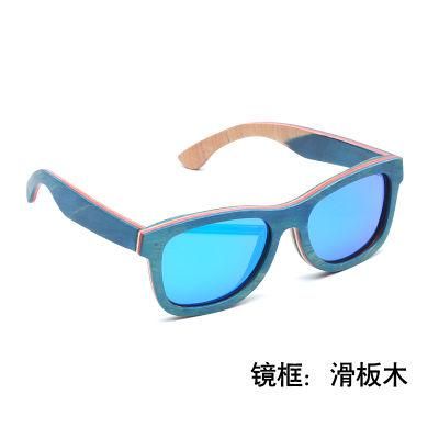 New Style Skateboard Wooden Frames Sunglasses
