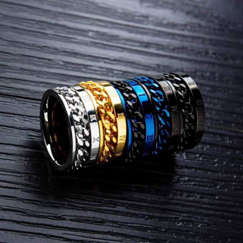 Stainless Steel Jewelry Mens Latest Ring