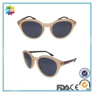 Fashion Sunglasses with Different Color Lens with Leather Shields