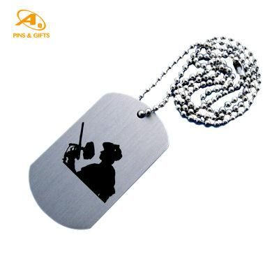 Ball Chain Xvideos Sublimation Blank Custom Cut out Tag Stainless Metal Copper Silicone Printing Bone Collar Silicone Pet Promotional Gift