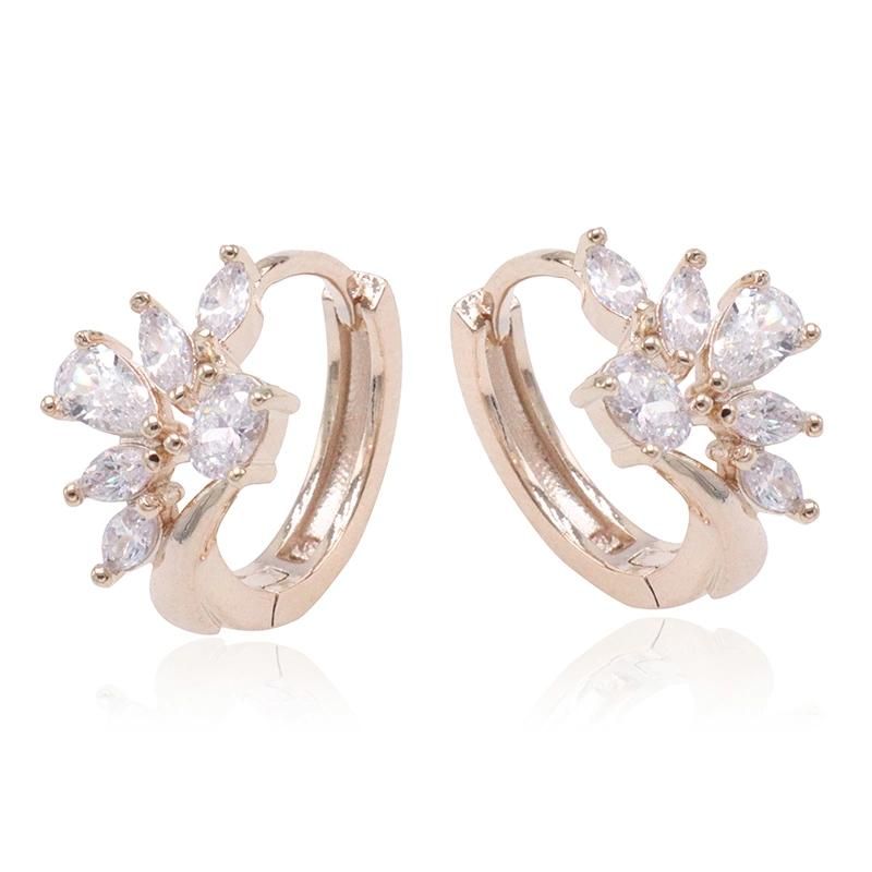 2022 Luxury Ladies Popular Zircon Wedding Earrings