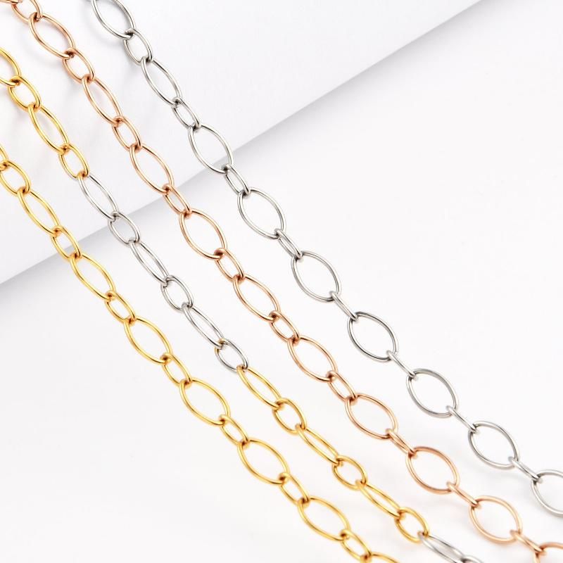 Fashion Accessories Necklace for Pendant Beads Handcraft Cross Cable Chain Jewellry Layering Necklace Design