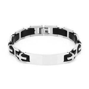 Custom Charms Jewelry Religion Stainless Steel Cross Bracelets for Men