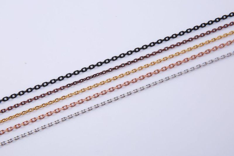 Stainless Steel Faceted Pj Cable Chain for Jewelry Necklace
