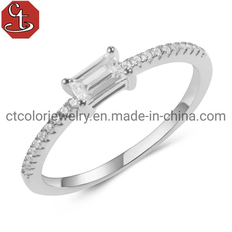 925 Sterling Silver Gemstone Rings Wholesale Natural Stone Fashion Jewelry Rings