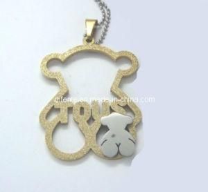 Lovely Bear Necklace Pendant (PZ3533)