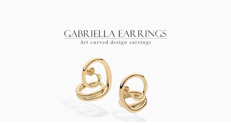 Fashion Custom Twisted 100% Brass Huggie Statement Hoop Earrings