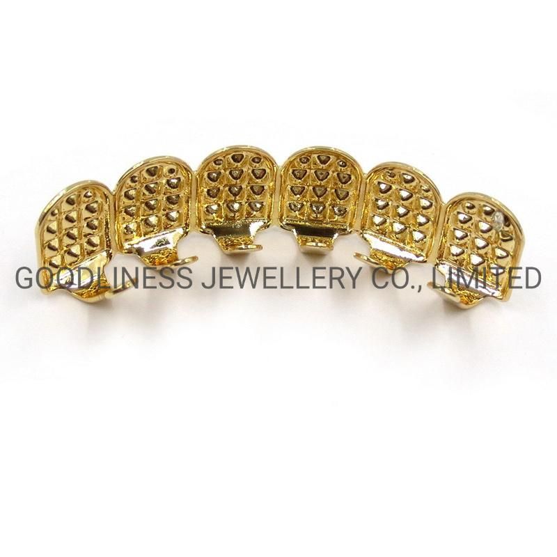 Iced out Hip Hop Jewelry Rhinestone Teeth Grillz