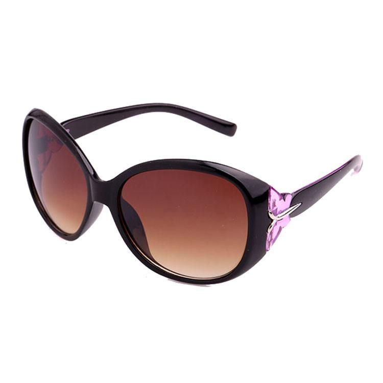 Latest Fashion Oval Sunglass with Butterfly