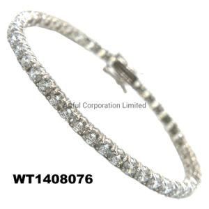 925 Silver Jewelry Fine Quality Hotsales 4mm Tennis Bracelet