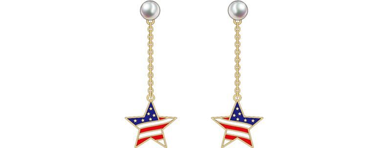 2020 Factory Direct Flag Series Star Jewelry Set for Adult