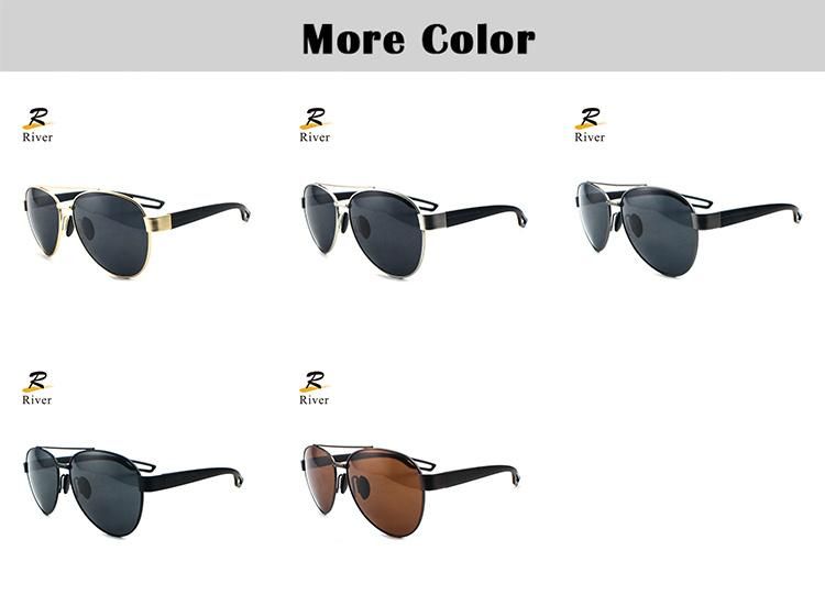 Creative Toad Double Beam Design Stock Polarized Men Sunglasses