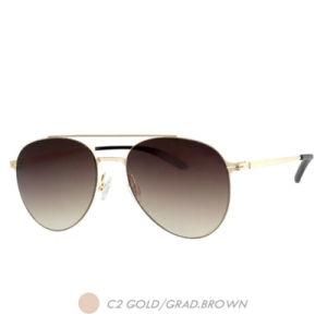 Metal&Nylon Polarized Sunglasses, Two Bridge Rb Frame M6025-02