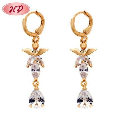 Fashion Jewelry Statement Women Cheap Dangle Multicolored Long Water Drop Earrings Wholesale