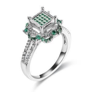 New Fashion 925 Sterling Silver Micro Pave CZ Ring Jewelry