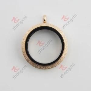 Matt Face 30mm Stainless Steel Floating Locket (FL)