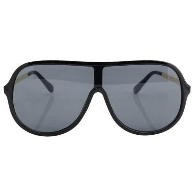 2020 Stylish One Piece Metal Temple Fashion Sunglasses