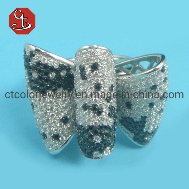 Exaggerated Bowknot Silver or Brass Ring