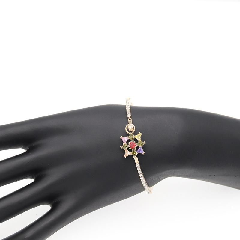 2022 Colorful Zircon Luxury Ladies Fashion Bracelet